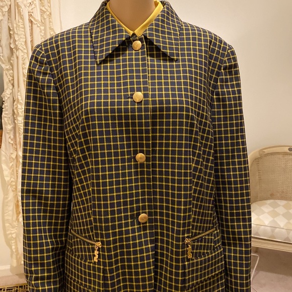 Mondi Vintage 4 Piece Suit, Virgin Wool, Blue and Yellow, Excellent Condition, M - Picture 2 of 16